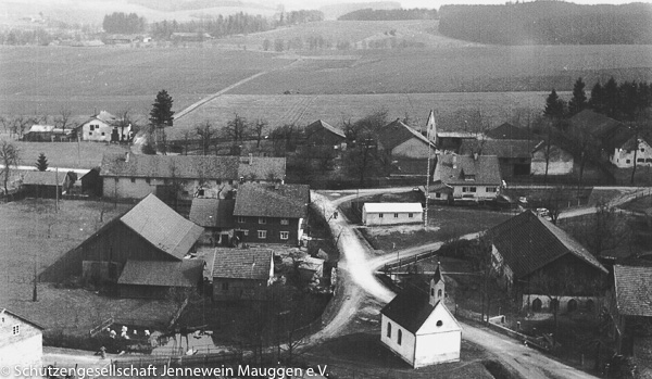 Blick rund um die Kapelle im Jahre 1959 