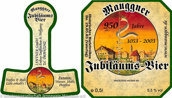 Mauggner Jubiläums-Bier