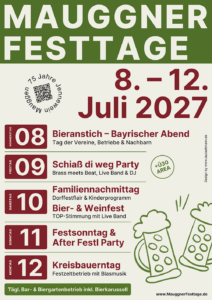 MAUGGNER FESTTAGE 2027